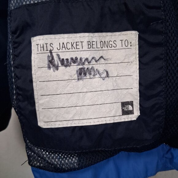 The North Face Hyvent Jacket Youth Boys XS 6 Blue Roll Away Hood Lightweight - Picture 9 of 16